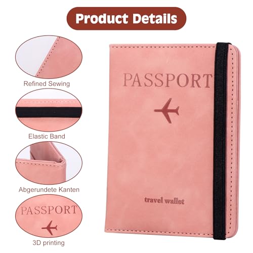 Passport Holder Cover Pink