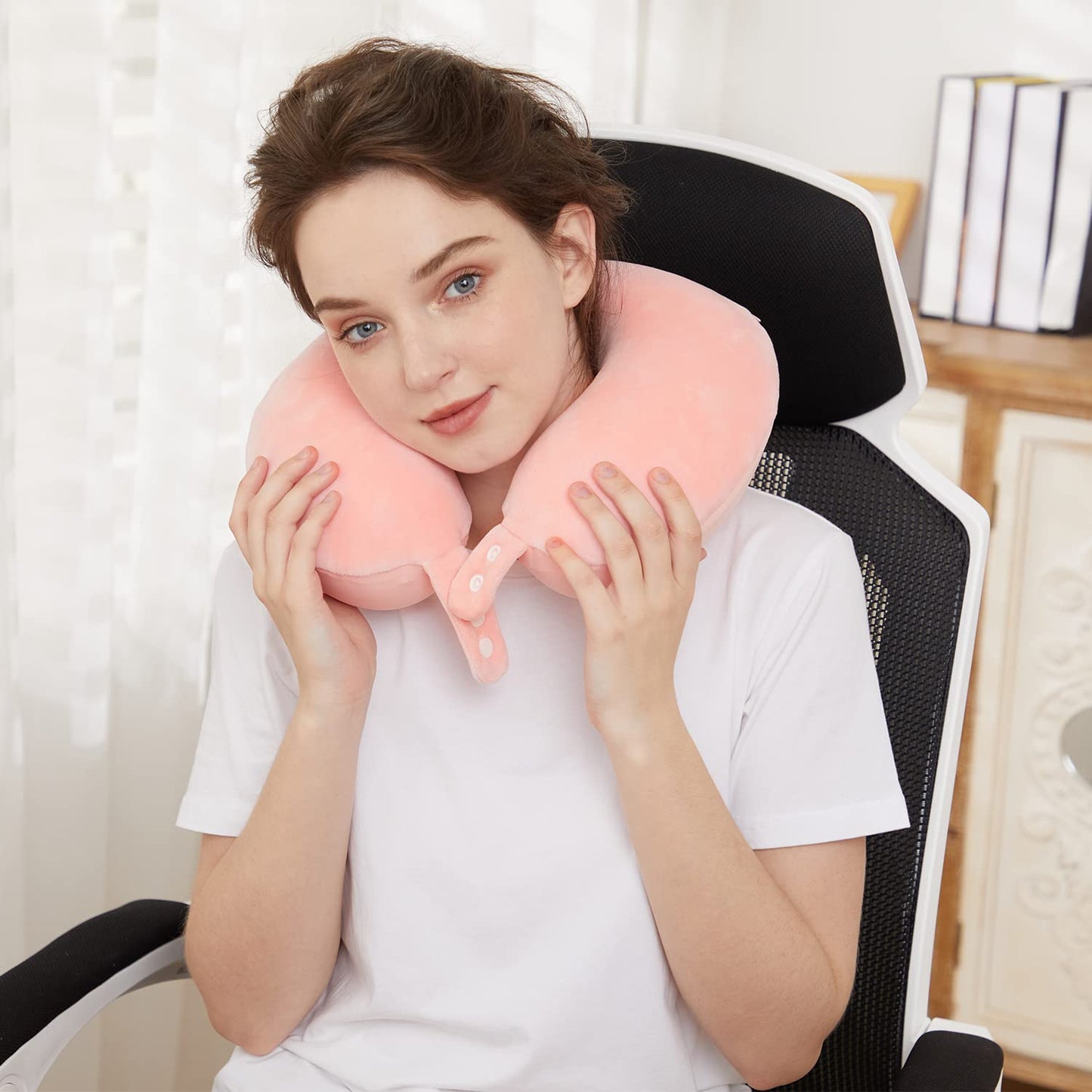 Travel Neck Pillow Pink