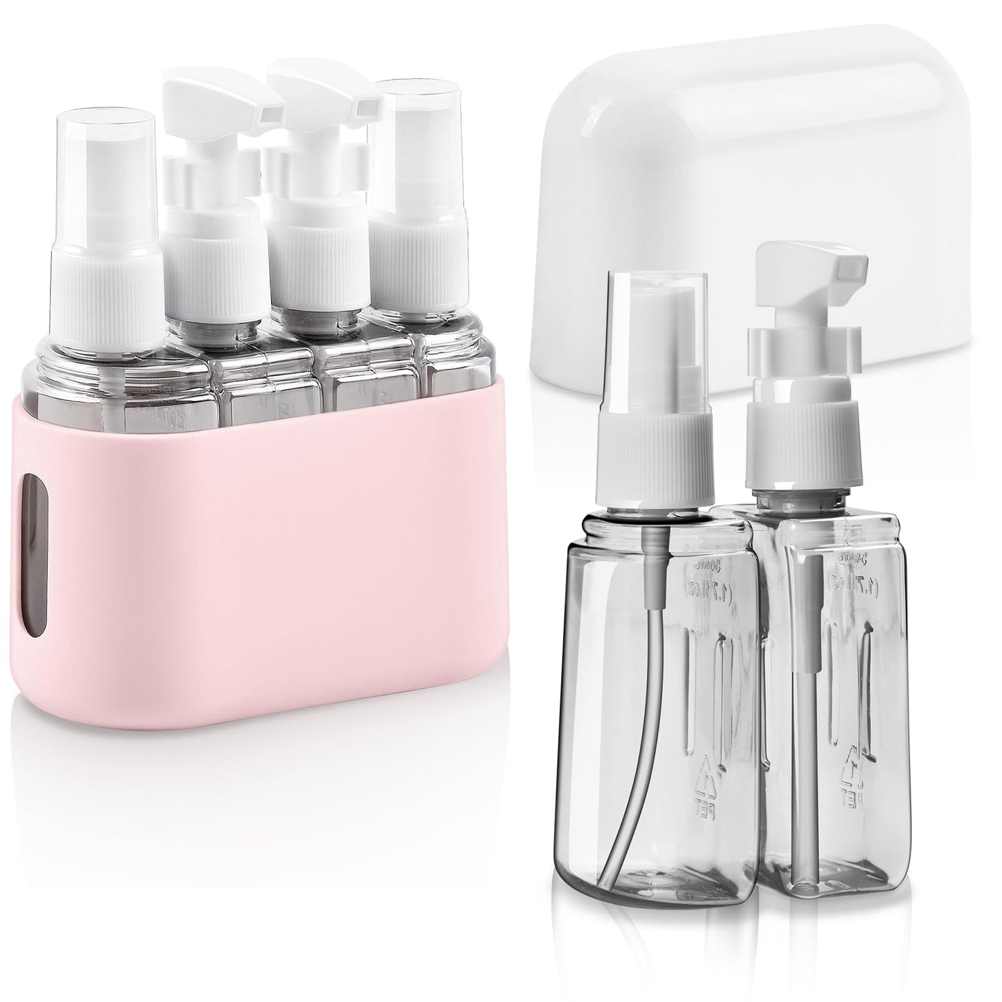 Transparent Travel Bottles