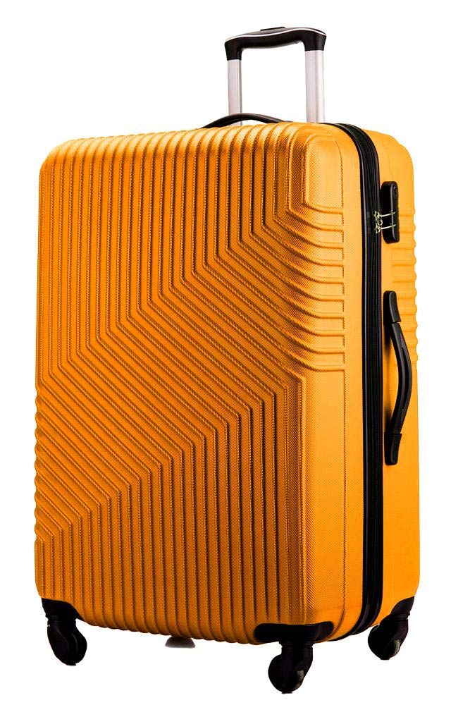 Medium Suitcase Lightweight Orange