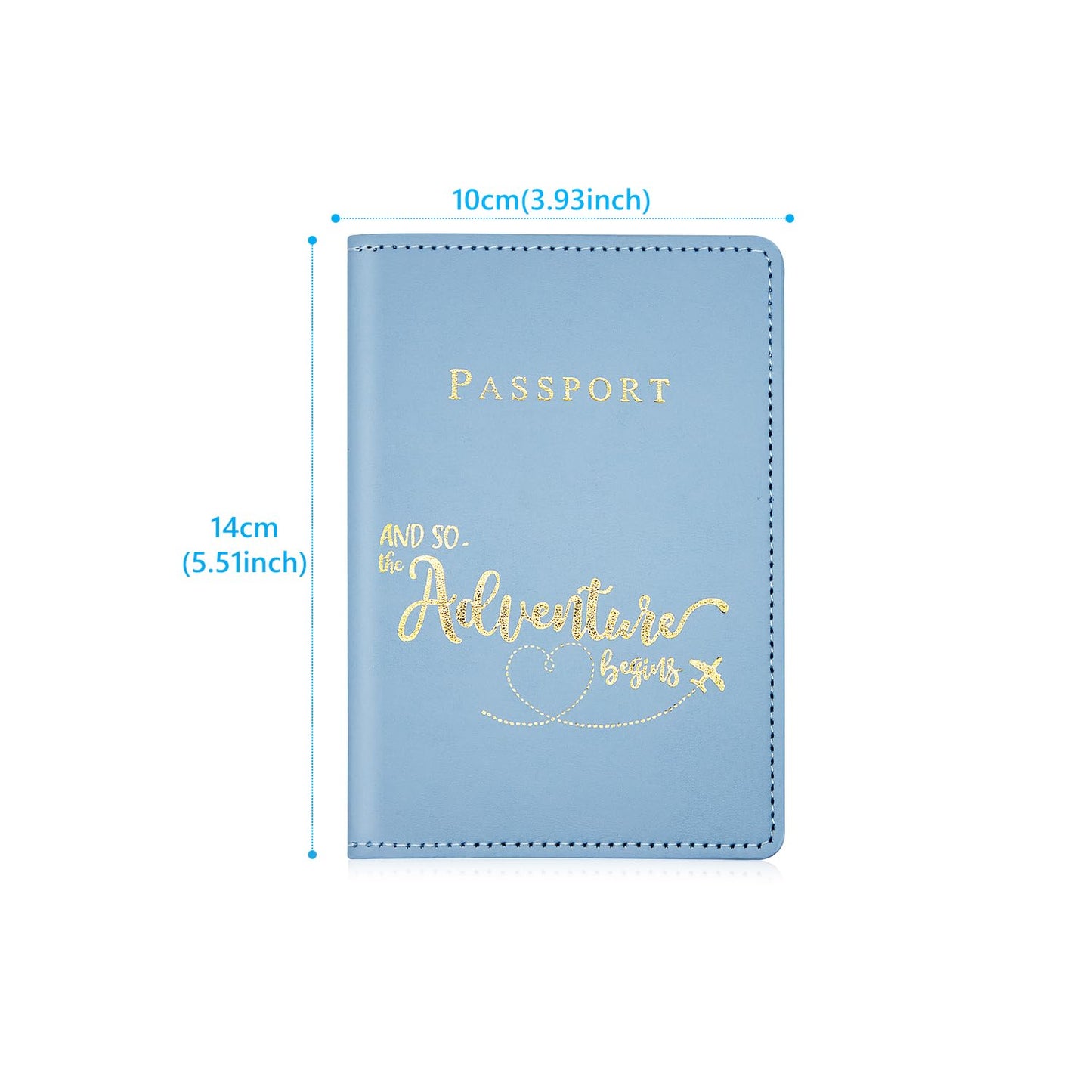 Passport Holder Cover Blue