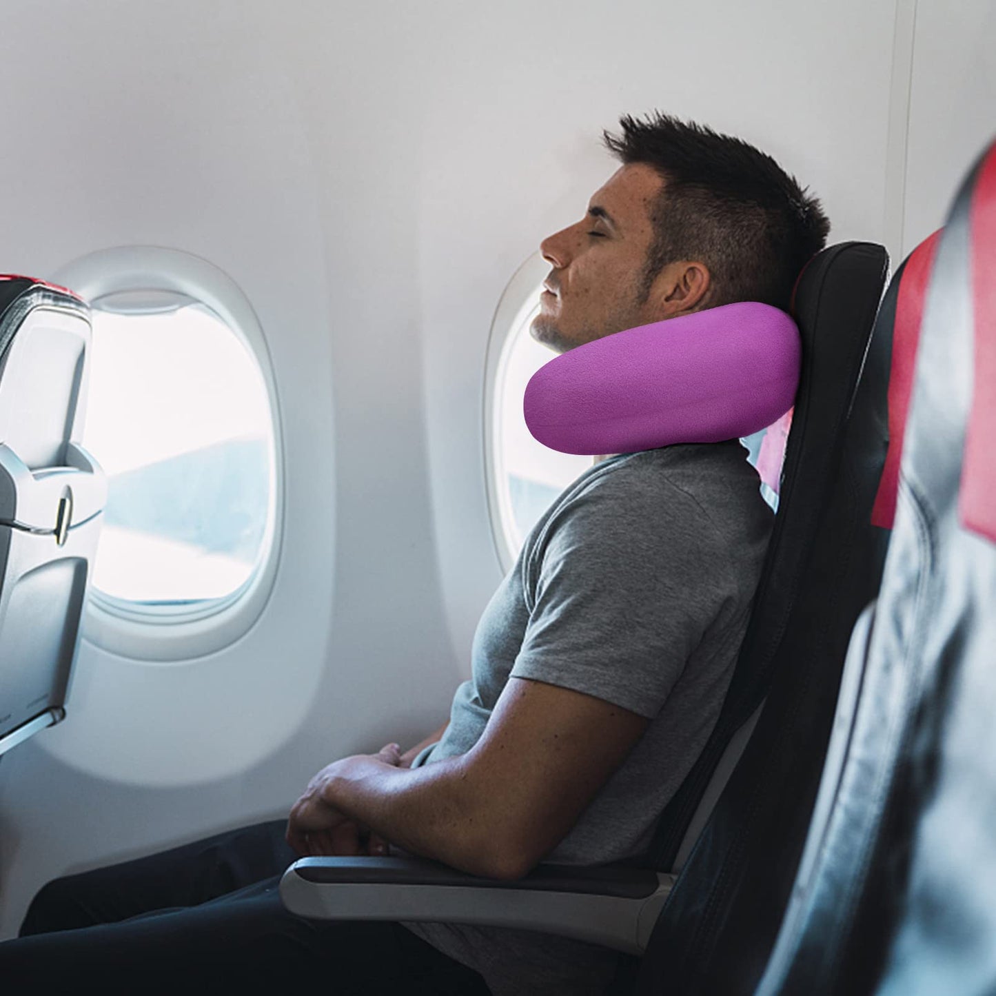 Purple Travel Pillow