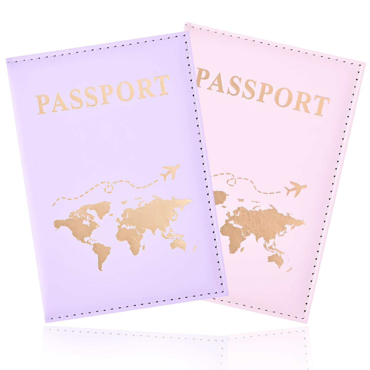 Passport Holder Pink Purple