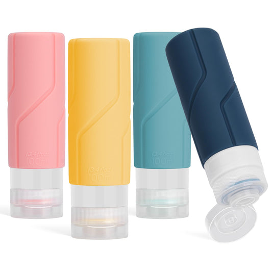 Silicone Travel Bottles Mixed Colors