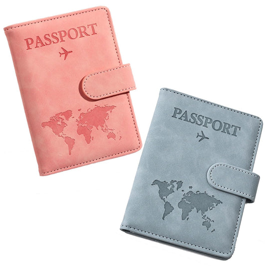 Travel Wallet Blocking Pink & Blue