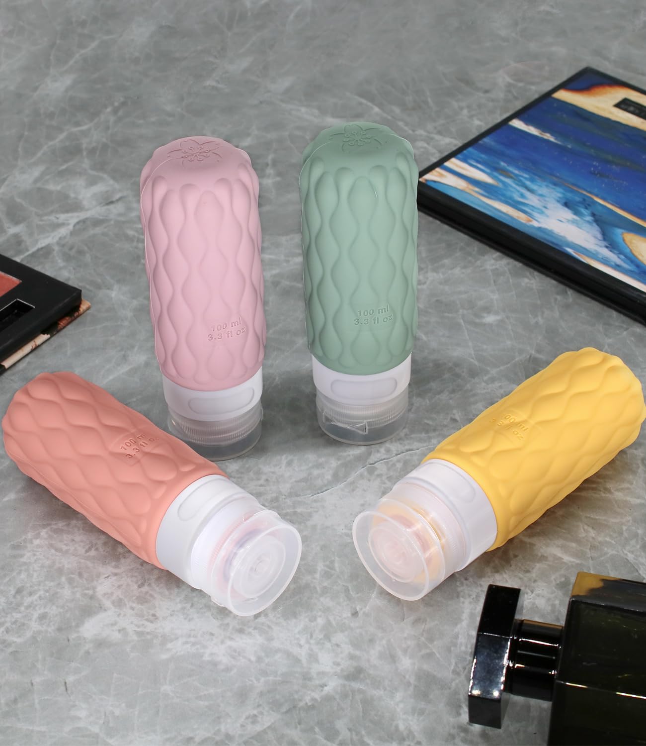 Pack Travel Bottles Silicone