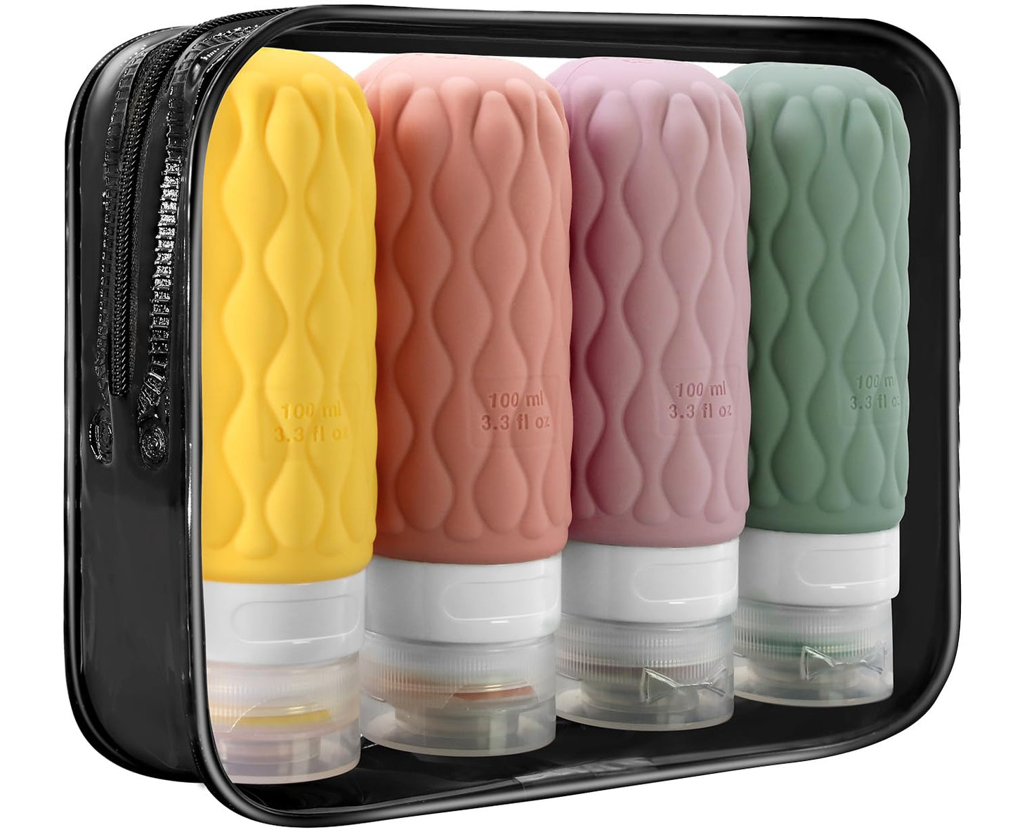 Pack Travel Bottles Silicone