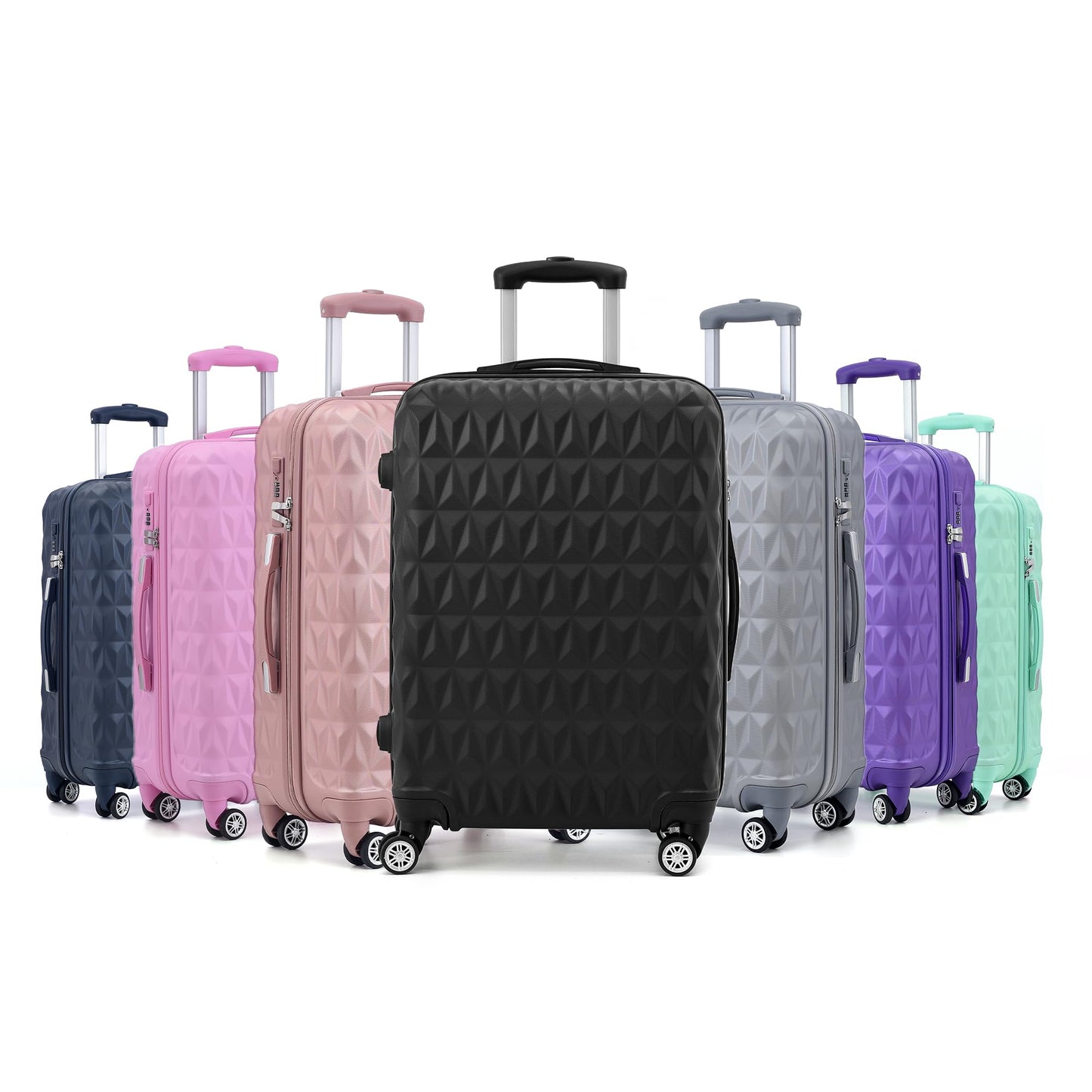 Travel Suitcases Lightweight Rose