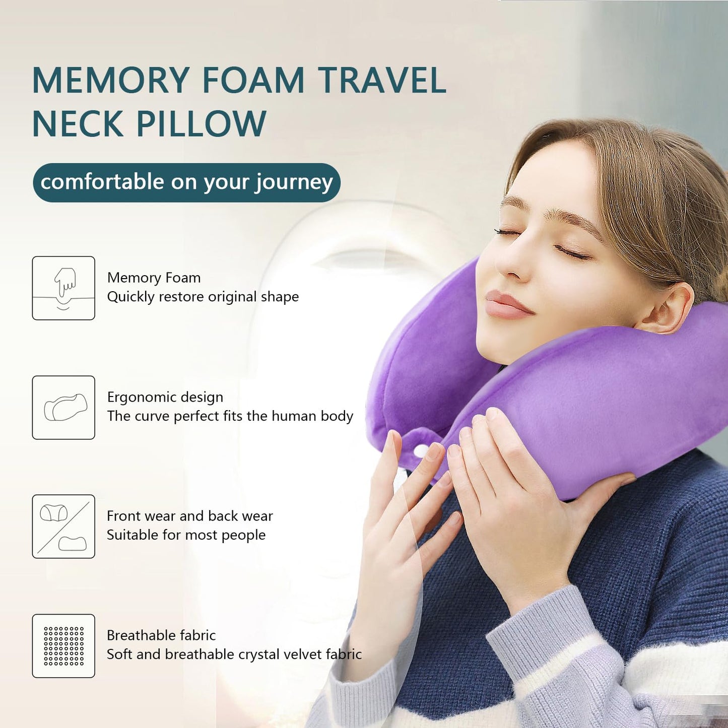 Travel Neck Pillows Adjustable