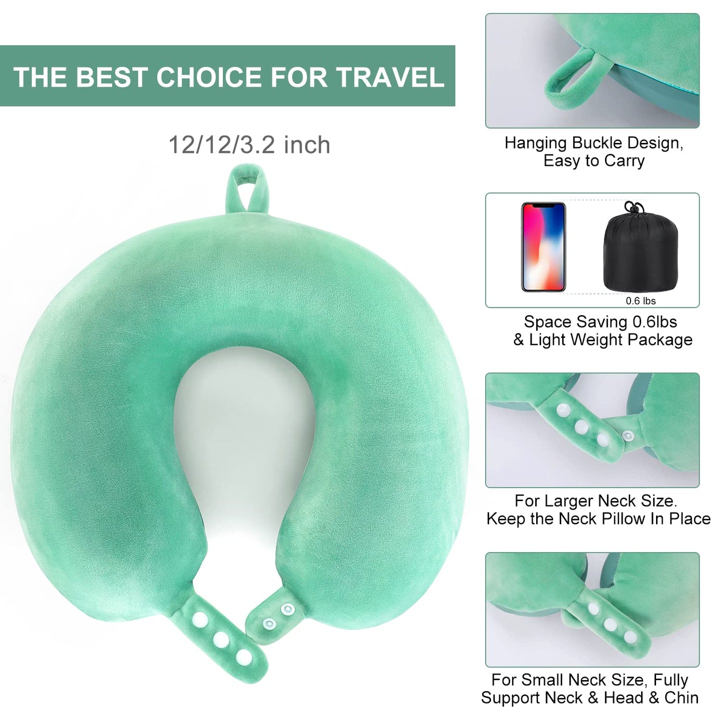 Memory Foam Airplane Pillow