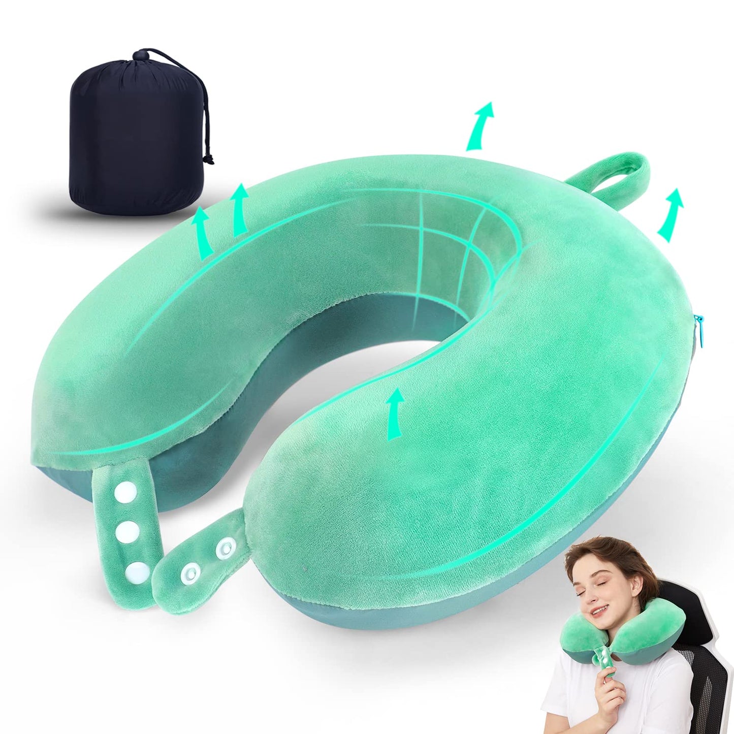 Memory Foam Airplane Pillow