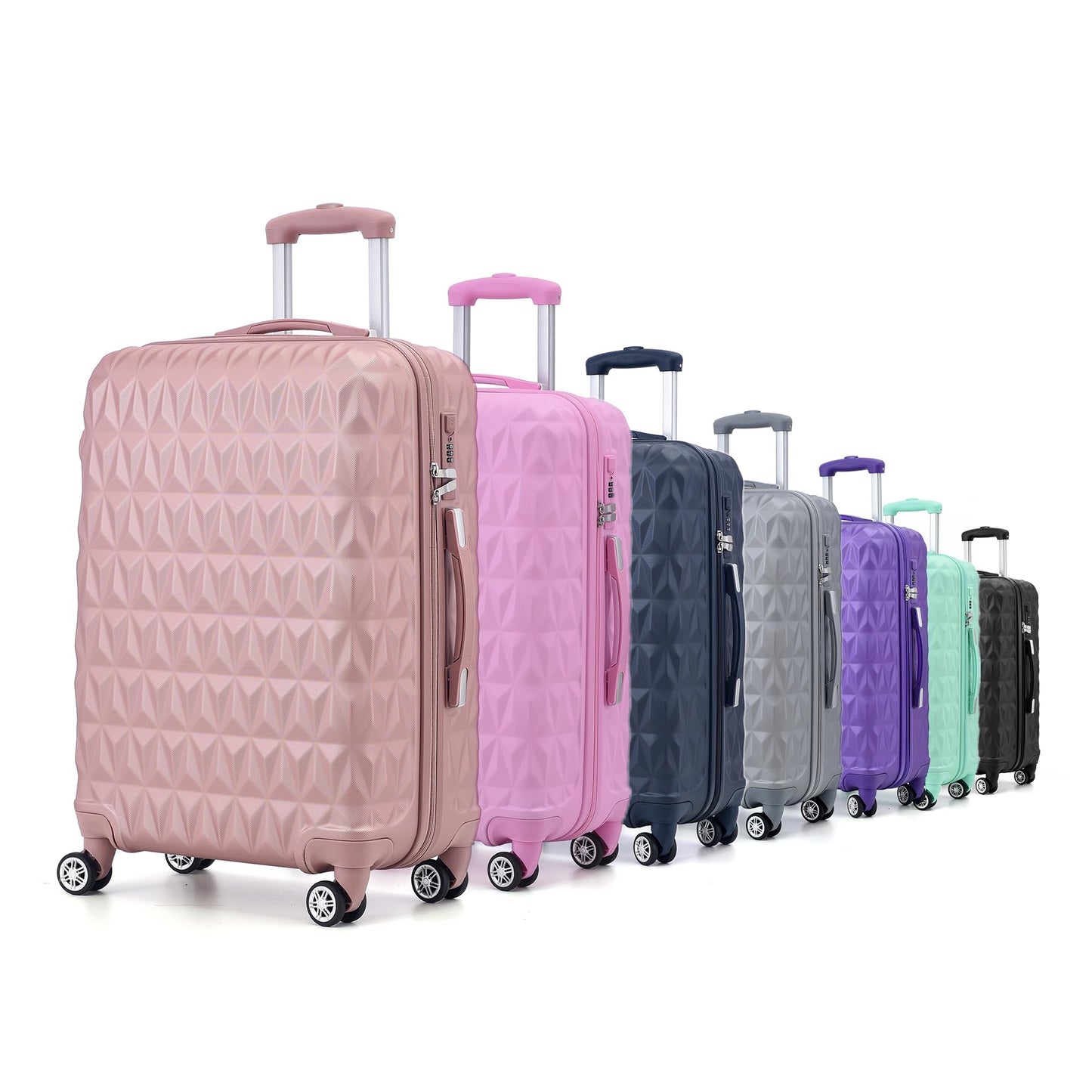 Travel Suitcases Lightweight Rose