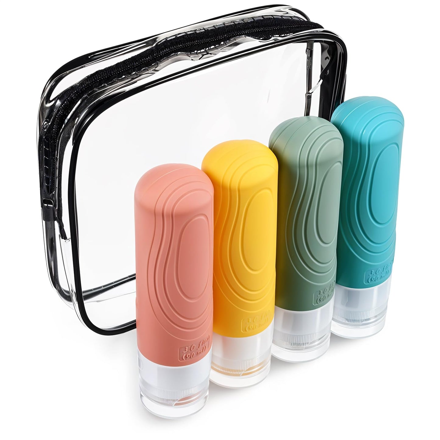 Silicone Travel Bottles Colorful