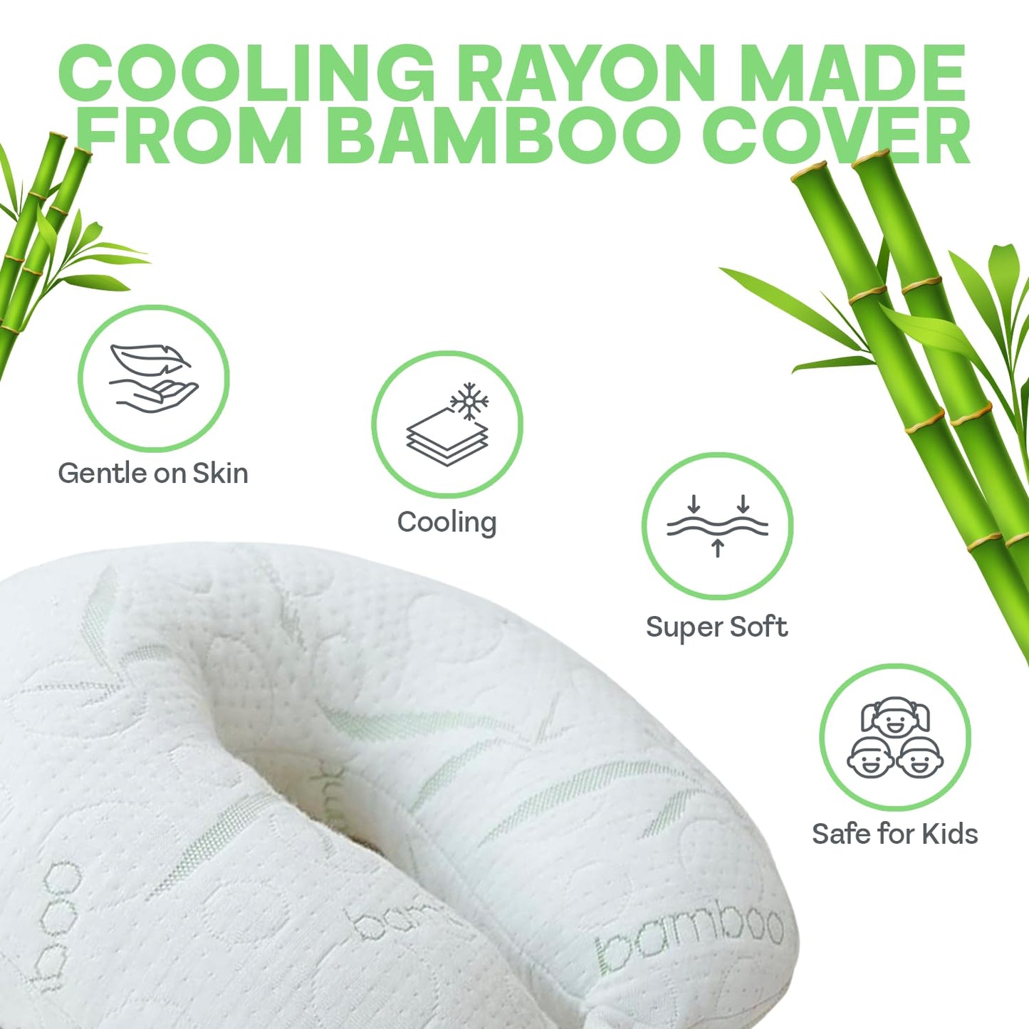 Travel Pillows with Cooling Memory Foam