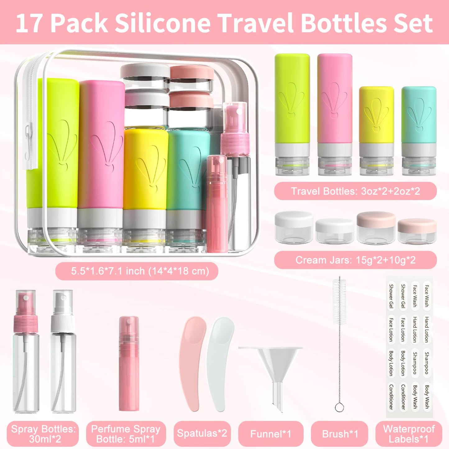 Silicone Travel Bottles