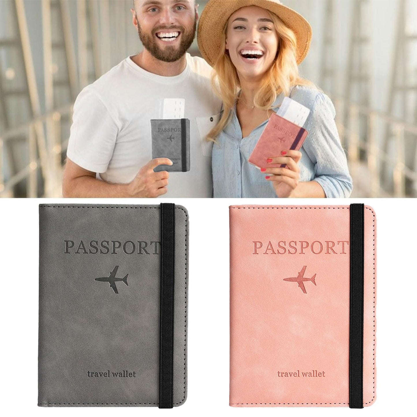 Passport Covers with Multiple Compartments