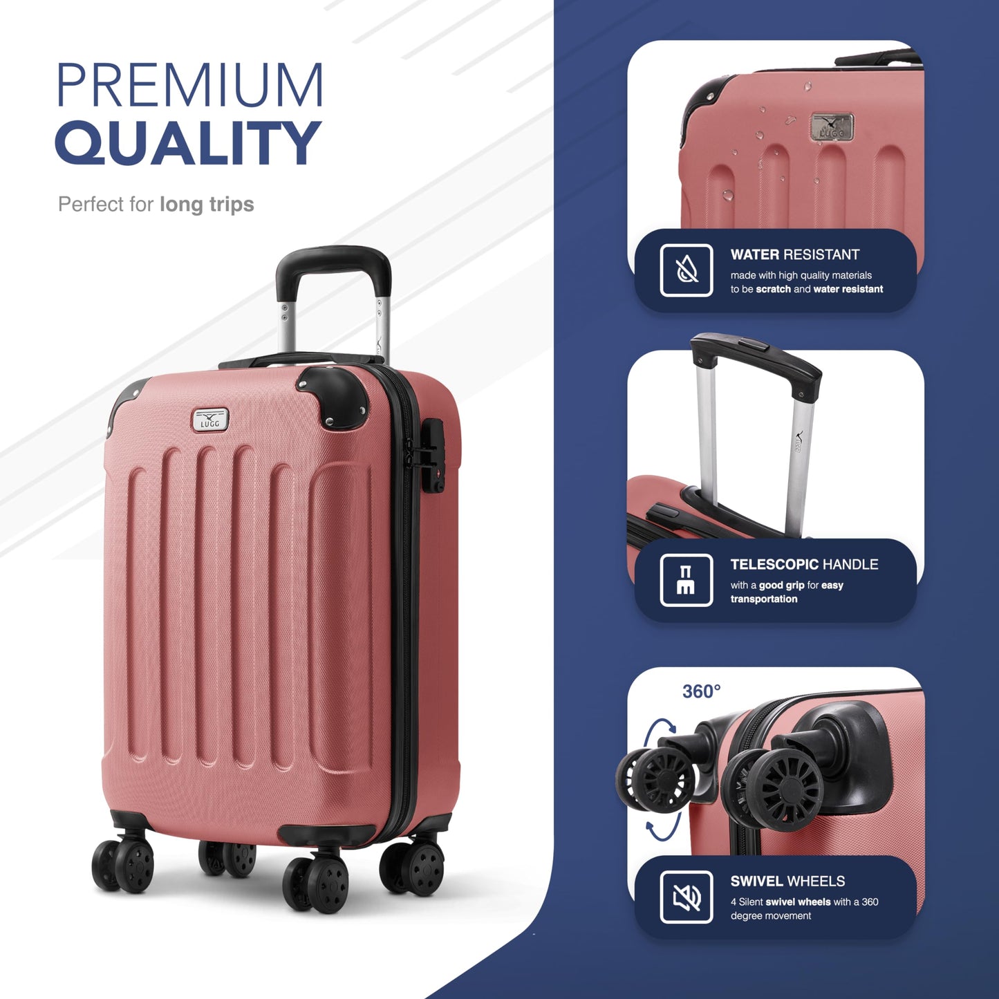 Travel Suitcases Water Resistant