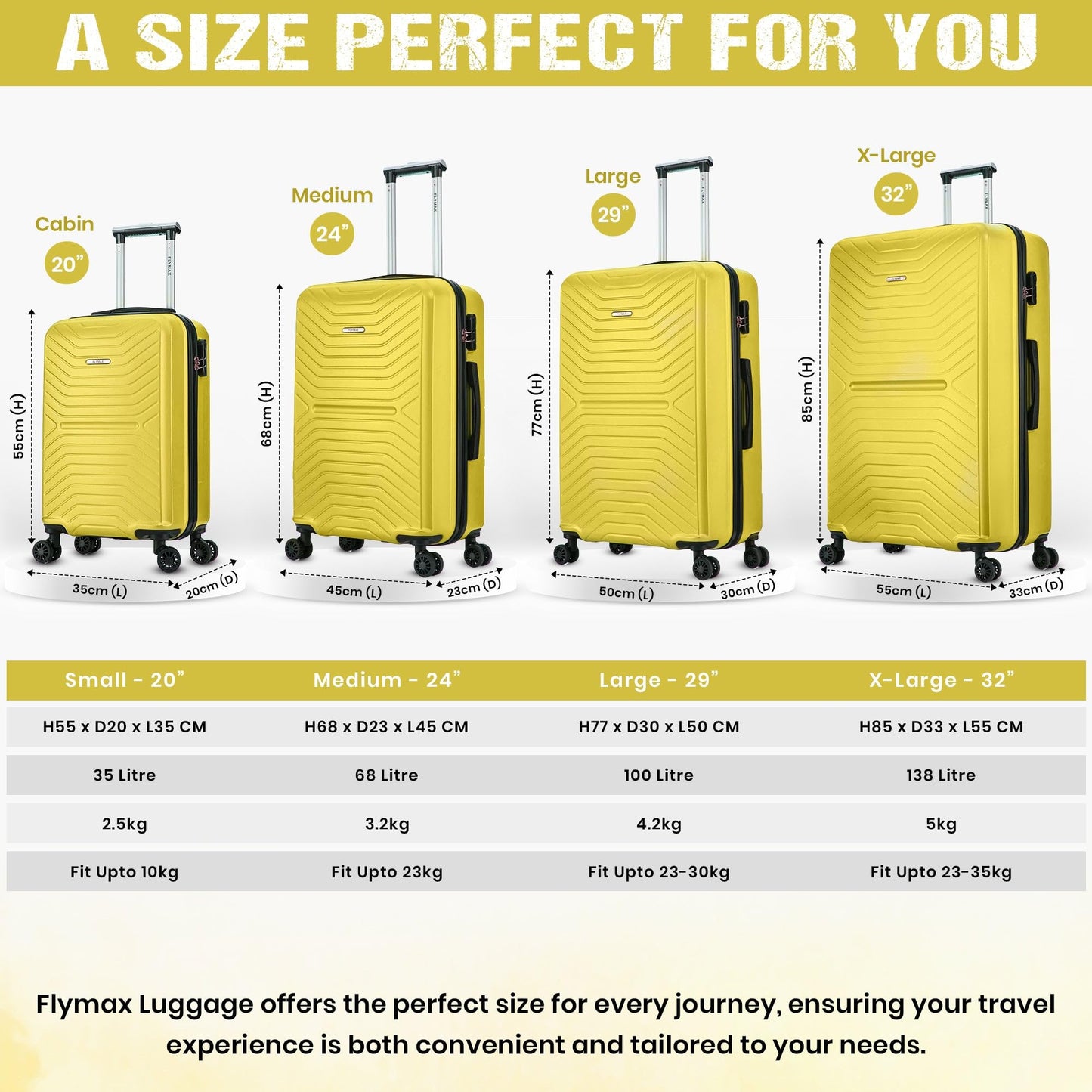 Large Suitcase Yellow